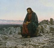 Ivan Kramskoi Christ in the desert, USA oil painting artist